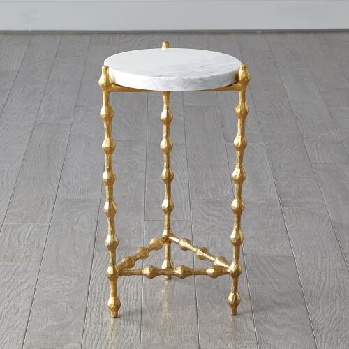 Elder Drinks Table-Gold Leaf