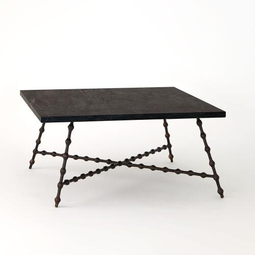 elder cocktail table-bronze