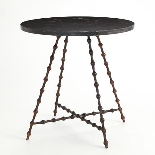 Elder End Table-Bronze
