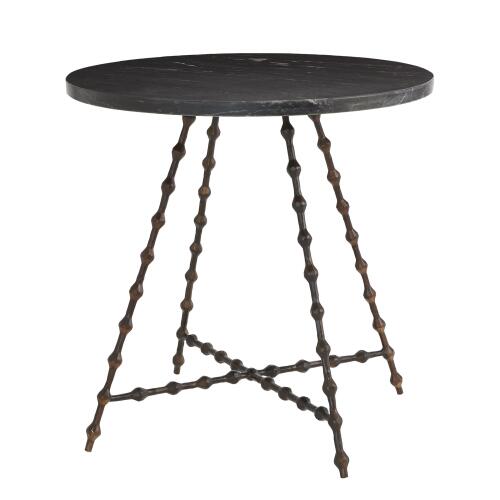 elder end table-bronze