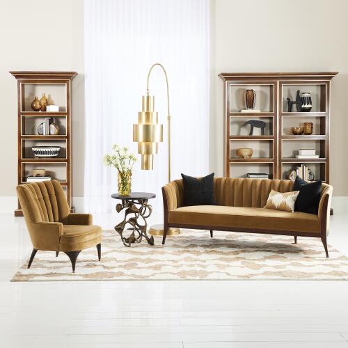 Monitor Rug-Dark Beige/Ivory