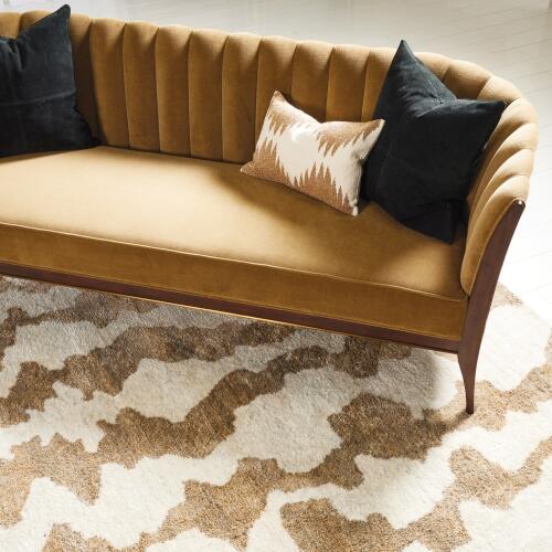 Monitor Rug-Dark Beige/Ivory