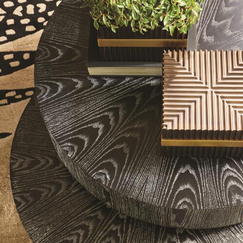 Pivot Cocktail Table-Ebony Cerused