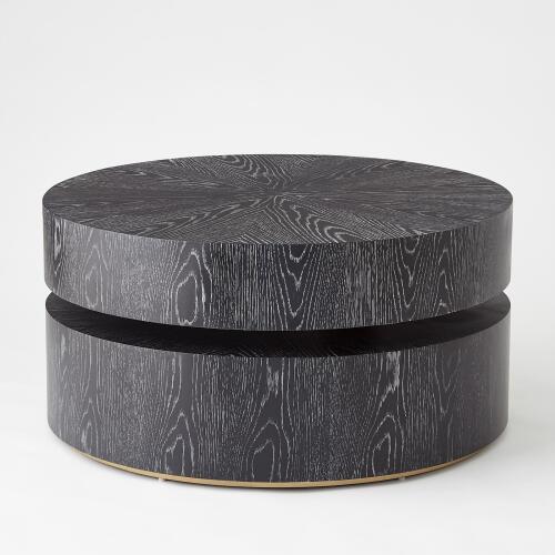 Pivot Cocktail Table-Ebony Cerused