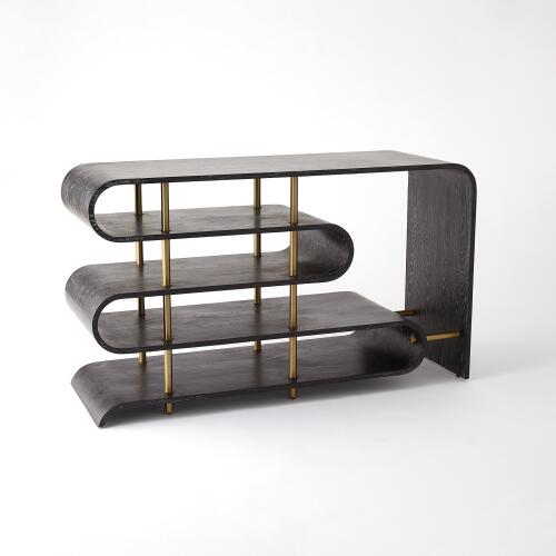 Traverse Console-Ebony Cerused