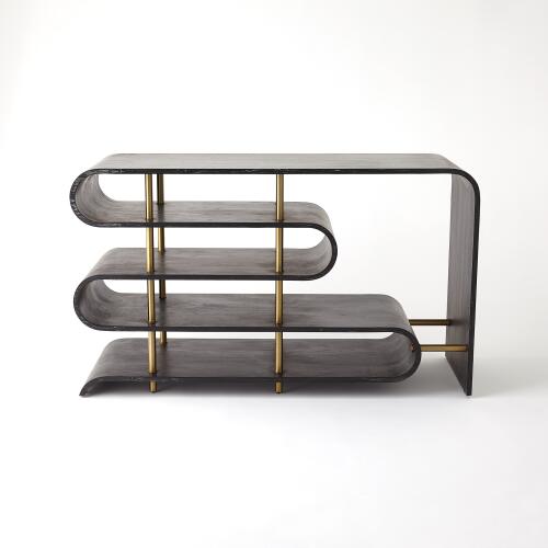 Traverse Console-Ebony Cerused