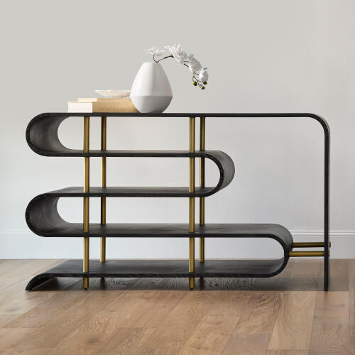 Traverse Side Table-Ebony Cerused