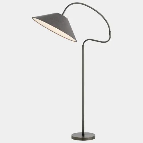 Swerve Floor Lamp-Bronze