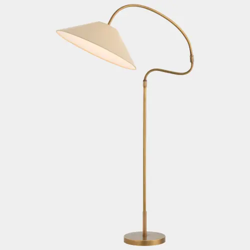 Swerve Floor Lamp-Gold