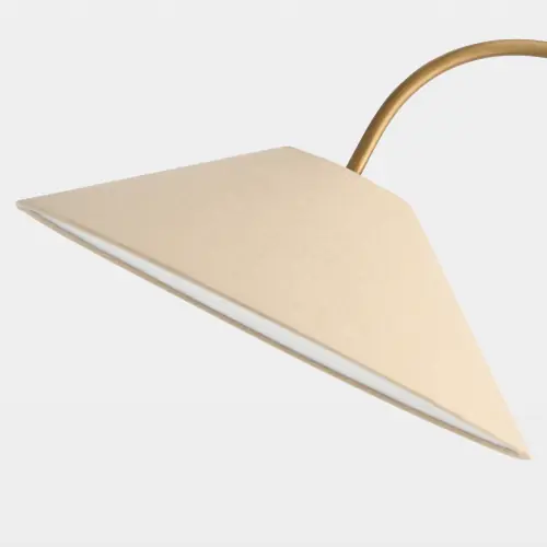 Swerve Floor Lamp-Brass