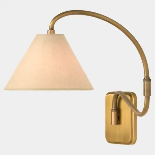 Swerve Adjustable Wall Sconce-Brass