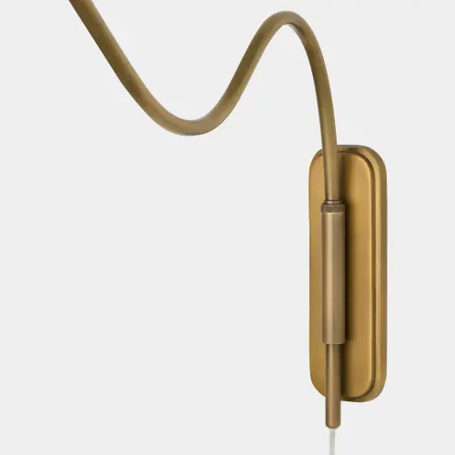 Swerve Wall Lamp-Brass