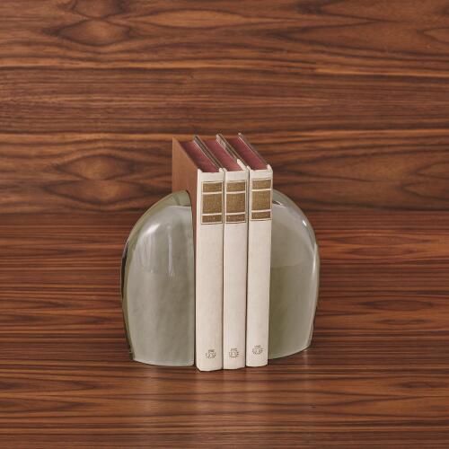 Iceberg Bookends-Smoke
