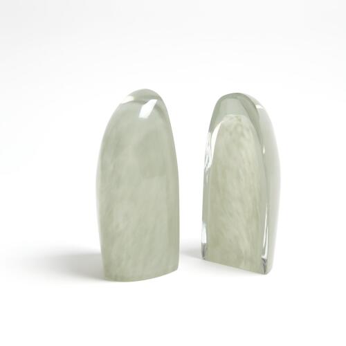 Iceberg Bookends-Smoke
