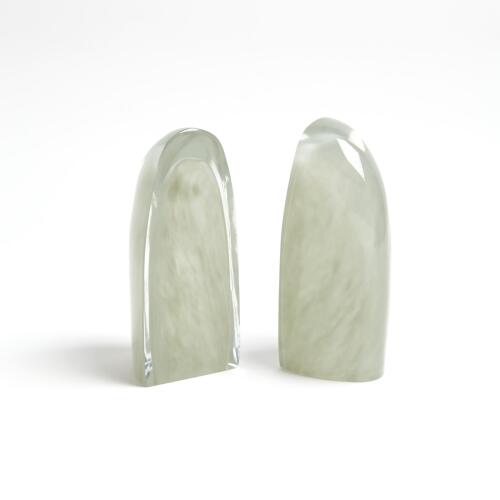 Iceberg Bookends-Smoke