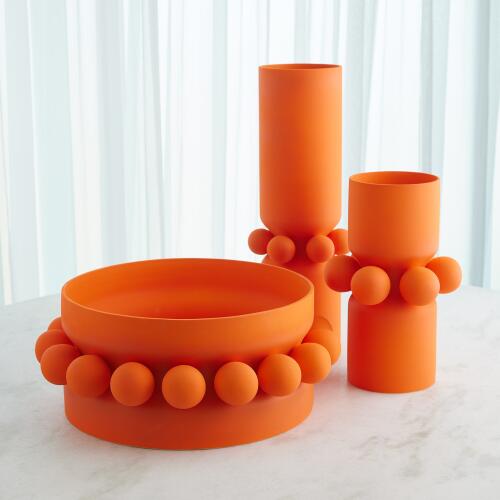 Hera Vase-Orange-Sm