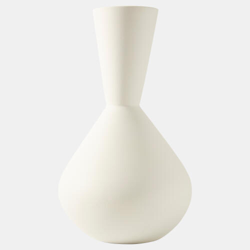 Adama Vase-White-Tall