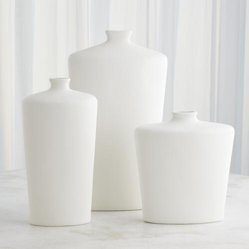 Terzo Vase-Matte White