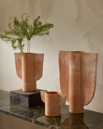 Icarus Vase-Terracotta-Tall