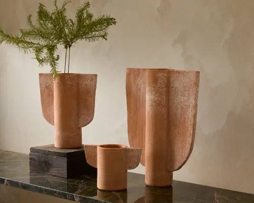 Icarus Vase-Terracotta-Mid