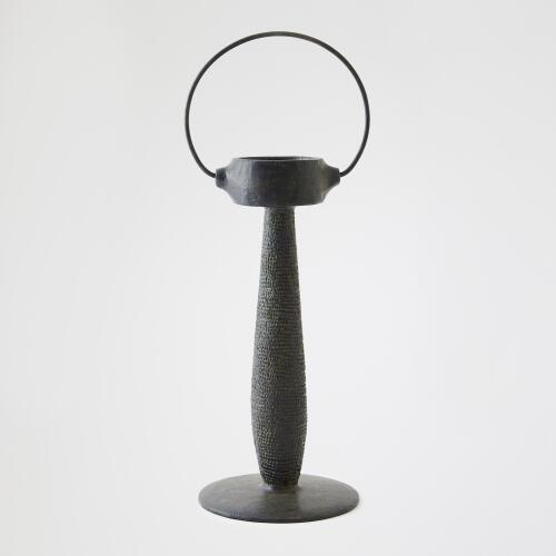 Totem Candleholder w/Handle