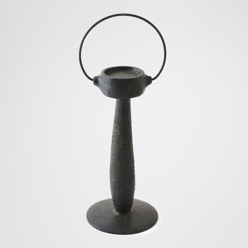 Totem Candleholder w/Handle