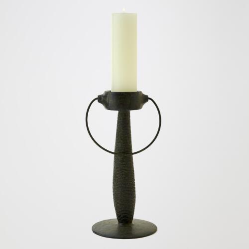 Totem Candleholder w/Handle