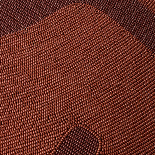 Carthago Beaded Pillow-Key-Rust