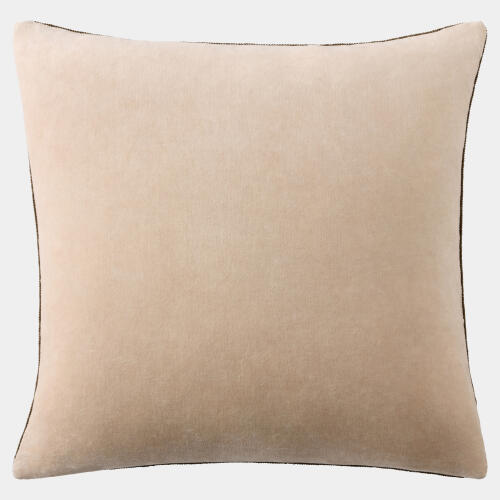 Carthago Beaded Pillow-Latch-Sepia