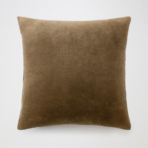 Carthago Beaded Pillow-Pass-Sepia