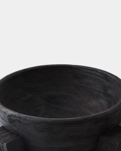 Rafi Dome Bowl-Ebonized