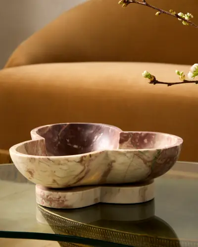 Trinidad Bowl with Base-Red
