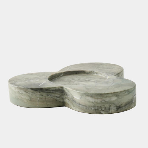 Trinidad Bowl with Base-Green