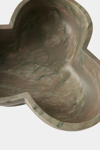 Trinidad Bowl with Base-Green