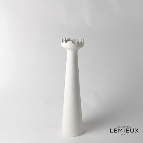 Muguet Vase-Matte White