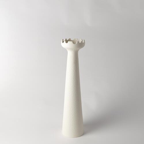 Muguet Vase-Matte White