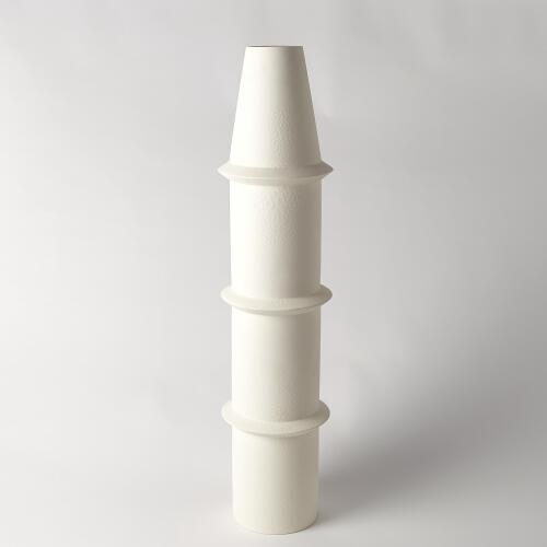 Fenouil Vase-Matte White