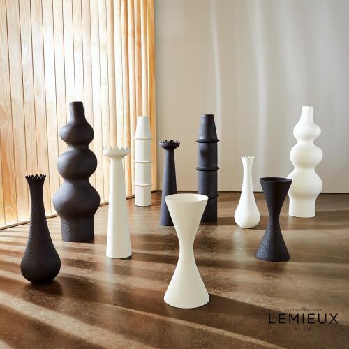 Deoune Vase-Matte White