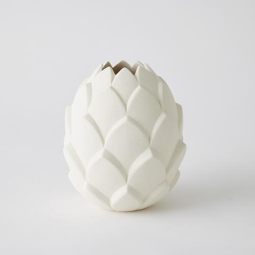 Artichaut Vase-White