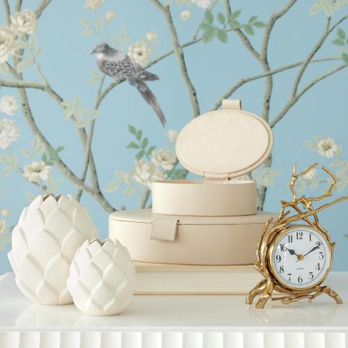 Artichaut Vase-White