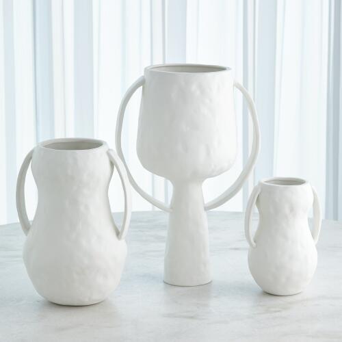 Aquitaine Vase-Matte White