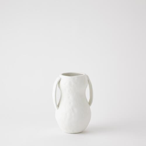 Aquitaine Vase-Matte White