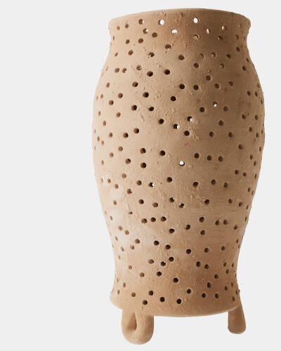 Yassine Candle Holder-Beige