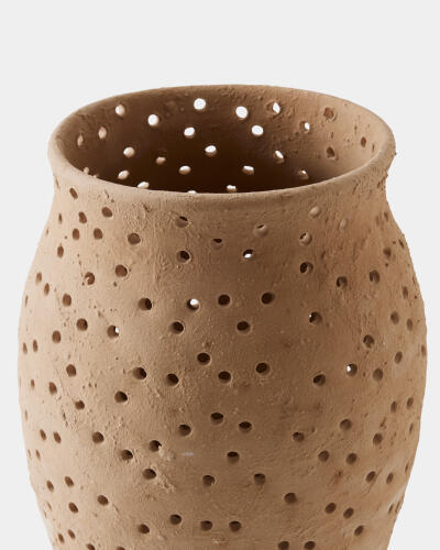 Yassine Candle Holder-Beige