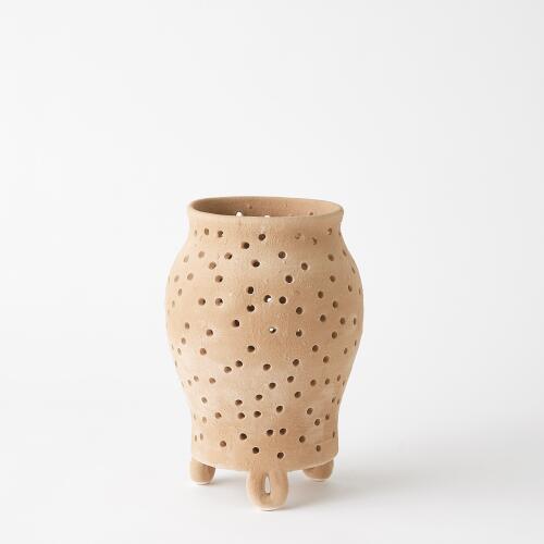 Yassine Candle Holder-Beige