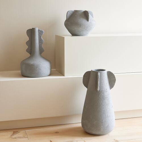 Anouar Vase-Grey