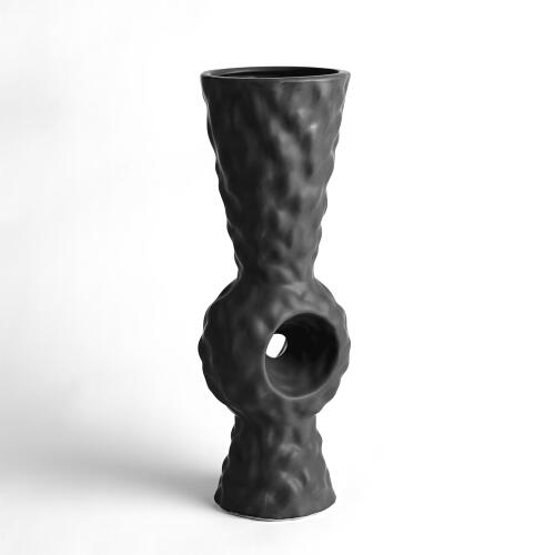 Volcanic Vase-Black Volcano