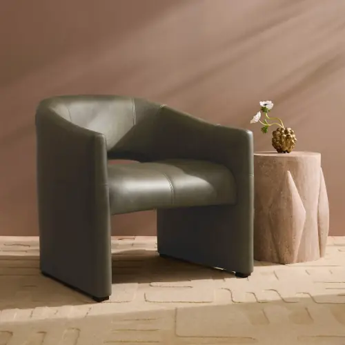Brandi Vase-Matte Antique Gold