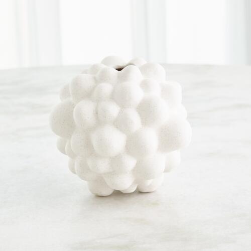 Bubble Vase-Volcanic White
