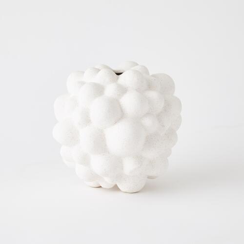 Bubble Vase-Volcanic White